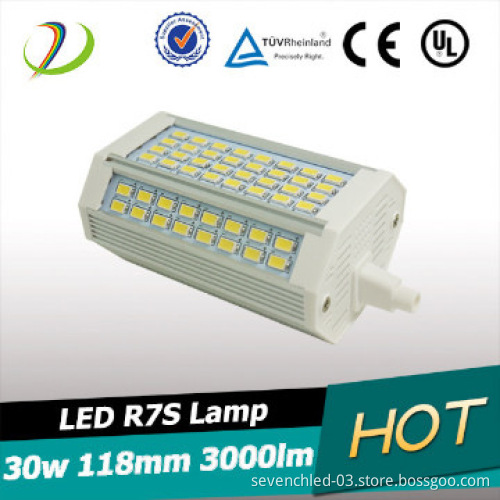 High lumen 30W R7S 3100lm Samsung 5630smd CRI>80 R7S led SMD 30w